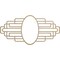 Ekena Millwork Elizabeth Wood Fretwork Pierced Ceiling Medallion, Birch, 38"W x 19"H x 10 1/2"IW x 18"IH x 3/8"T CMWP38X19X0375EBBI - alternate 1